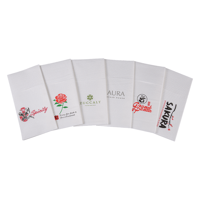 40x40 mollis airlaid chartam napkins cum sinum sj1301